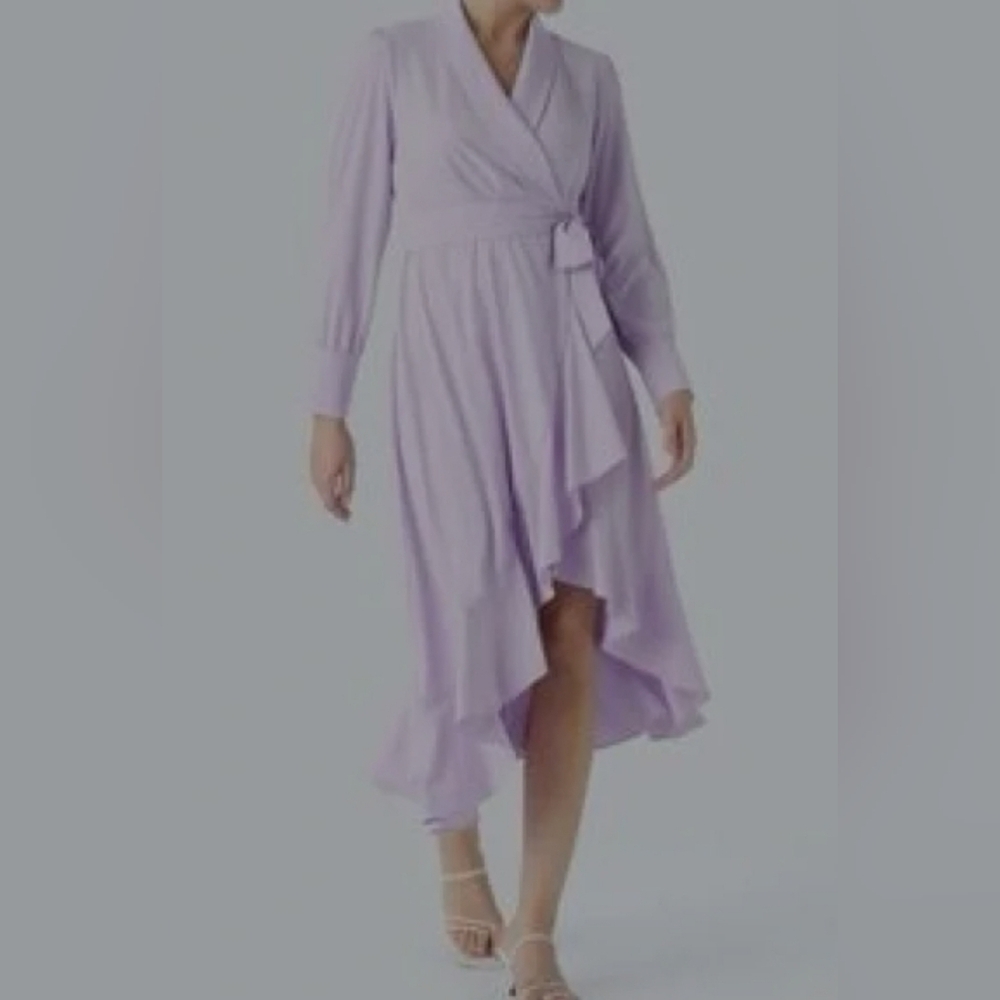 Pink Halara High Low Wrap Dress